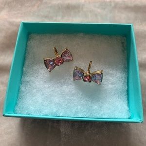 Kate Spade Pink Bow Earrings